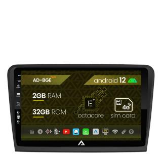 Navigatie Skoda Superb 2 (2008-2015), Android 12, E-Octacore   2GB RAM + 32GB ROM, 10.1 Inch - AD-BGE10002+AD-BGRKIT043