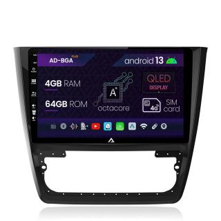 Navigatie Skoda Yeti, Android 13, A-Octacore   4GB RAM + 64GB ROM, 10.1 Inch - AD-BGA10004+AD-BGRKIT040