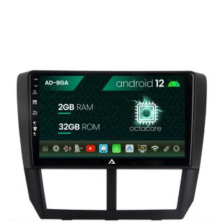 Navigatie Subaru Forester (2007-2013), Android 13, A-Octacore   2GB RAM + 32GB ROM, 9 Inch - AD-BGA9002+AD-BGRKIT333