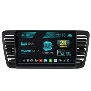 Navigatie Subaru Legacy (2004-2010), Android 13, X-Octacore   8GB RAM + 256GB ROM, 9.5 Inch - AD-BGX9008+AD-BGRKIT338