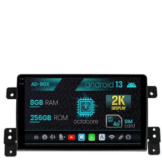 Navigatie Suzuki Grand Vitara (2005-2015), Android 13, X-Octacore   8GB RAM + 256GB ROM, 9.5 Inch - AD-BGX9008+AD-BGRKIT314