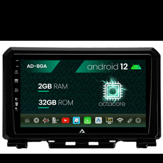 Navigatie Suzuki Jimny (2018-2022), Android 13, A-Octacore   2GB RAM + 32GB ROM, 9 Inch - AD-BGA9002+AD-BGRKIT312