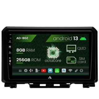 Navigatie Suzuki Jimny (2018-2022), Android 13, Z-Octacore   8GB RAM + 256GB ROM, 9 Inch - AD-BGZ9008+AD-BGRKIT312