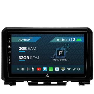 Navigatie Suzuki Jimny (2018+), Android 12, P-Octacore   2GB RAM + 32GB ROM, 9 Inch - AD-BGP9002+AD-BGRKIT312