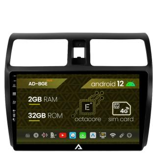 Navigatie Suzuki Swift (2003-2010), Android 12, E-Octacore   2GB RAM + 32GB ROM, 10.1 Inch - AD-BGE10002+AD-BGRKIT301