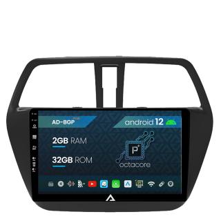 Navigatie Suzuki SX4 S-Cross (2012-2016), Android 12, P-Octacore   2GB RAM + 32GB ROM, 9 Inch - AD-BGP9002+AD-BGRKIT305