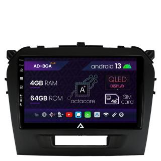 Navigatie Suzuki Vitara (2015+), Android 13, A-Octacore   4GB RAM + 64GB ROM, 9 Inch - AD-BGA9004+AD-BGRKIT299