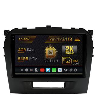 Navigatie Suzuki Vitara (2015+), Android 13, V-Octacore   4GB RAM + 64GB ROM, 9.5 Inch - AD-BGV9004+AD-BGRKIT299