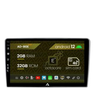 Navigatie Toyota Auris (2006-2012), Android 12, E-Octacore   2GB RAM + 32GB ROM, 9 Inch - AD-BGE9002+AD-BGRKIT091V2