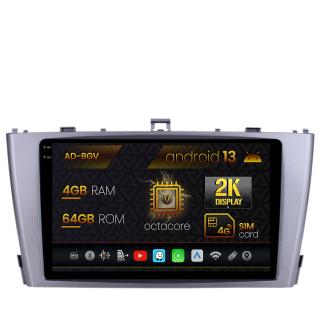 Navigatie Toyota Avensis (2008-2015), Android 13, V-Octacore   4GB RAM + 64GB ROM, 9.5 Inch - AD-BGV9004+AD-BGRKIT093