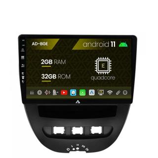 Navigatie Toyota AYGO (2005-2014), Android 11, E-Quadcore   2GB RAM + 32GB ROM, 10.1 Inch - AD-BGE9002+AD-BGRKIT099