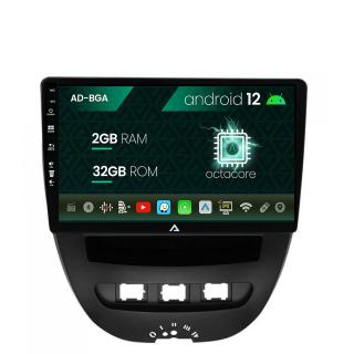 Navigatie Toyota AYGO (2005-2014), Android 13, A-Octacore   2GB RAM + 32GB ROM, 10.1 Inch - AD-BGA9002+AD-BGRKIT099