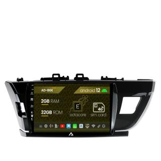 Navigatie Toyota Corolla (2012-2016),  Android 12, E-Octacore   2GB RAM + 32GB ROM, 10.1 Inch - AD-BGE10002+AD-BGRKIT076
