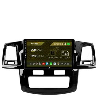 Navigatie Toyota Hilux (2008-2014), Android 12, E-Octacore   2GB RAM + 32GB ROM, 9 Inch - AD-BGE9002+AD-BGRKIT081