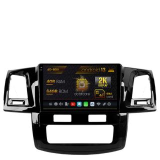 Navigatie Toyota Hilux (2008-2014),  Android 13, V-Octacore   4GB RAM + 64GB ROM, 9.5 Inch - AD-BGV9004+AD-BGRKIT081