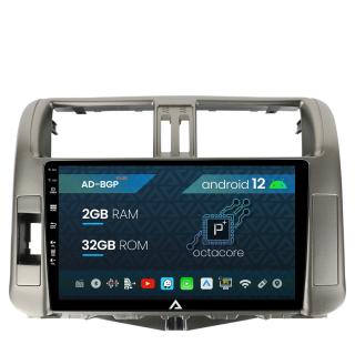 Navigatie Toyota Land Cruiser Prado J150 (2009-2013), Android 12, P-Octacore   2GB RAM + 32GB ROM, 9 Inch - AD-BGP9002+AD-BGRKIT070
