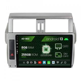 Navigatie Toyota Land Cruiser Prado J150 (2013-2017), Android 13, Z-Octacore   8GB RAM + 256GB ROM, 10.1 Inch - AD-BGZ10008+AD-BGRKIT061
