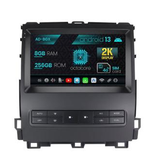 Navigatie Toyota Prado J120 (2002 - 2010), Android 13, X-Octacore   8GB RAM + 256GB ROM, 9.5 Inch - AD-BGX9008+AD-BGRKIT083V2