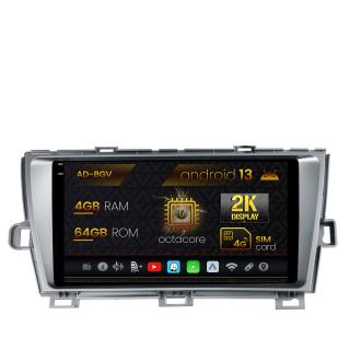 Navigatie Toyota Prius (2009-2014), Android 13, V-Octacore   4GB RAM + 64GB ROM, 9.5 Inch - AD-BGV9004+AD-BGRKIT089