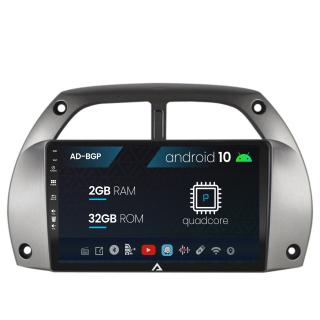 Navigatie Toyota RAV4 (2001-2006), Android 10, P-Quadcore   2GB RAM + 32GB ROM, 9 Inch - AD-BGP9002+AD-BGRKIT109