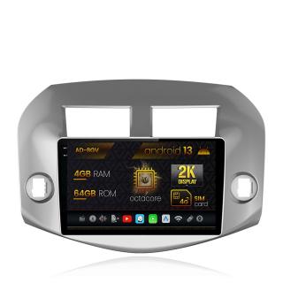 Navigatie Toyota RAV4 (2005-2013), Android 13, V-Octacore   4GB RAM + 64GB ROM, 10.36 Inch - AD-BGV10004+AD-BGRKIT069A