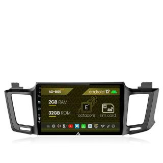 Navigatie Toyota RAV4 (2013-2018), Android 12, E-Octacore   2GB RAM + 32GB ROM, 10.1 Inch - AD-BGE10002+AD-BGRKIT060