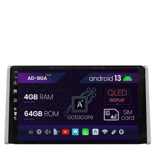 Navigatie Toyota RAV4 (2018+), Android 13, A-Octacore   4GB RAM + 64GB ROM, 9 Inch - AD-BGA9004+AD-BGRKIT098