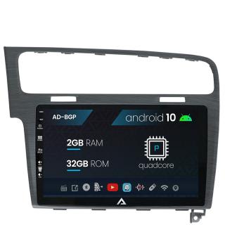 Navigatie Volkswagen Golf 7, Android 10, P-Quadcore   2GB RAM + 32GB ROM, 10.1 Inch - AD-BGP10002+AD-BGRKIT023A