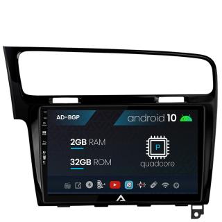 Navigatie Volkswagen Golf 7, Android 10, P-Quadcore   2GB RAM + 32GB ROM, 10.1 Inch - AD-BGP10002+AD-BGRKIT023B