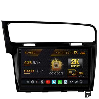 Navigatie Volkswagen GOLF 7, Android 13, V-Octacore   4GB RAM + 64GB ROM, 10.36 Inch - AD-BGV10004+AD-BGRKIT023B