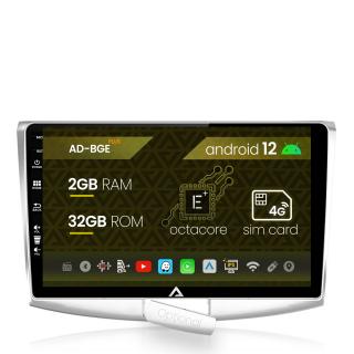 Navigatie Volkswagen Passat B6   B7   CC, Android 12, E-Octacore   2GB RAM + 32GB ROM, 10.1 Inch - AD-BGE10002+AD-BGRKIT025