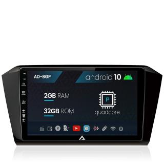 Navigatie Volkswagen Passat B8, Android 10, P-Quadcore   2GB RAM + 32GB ROM, 10.1 Inch - AD-BGP10002+AD-BGRKIT037