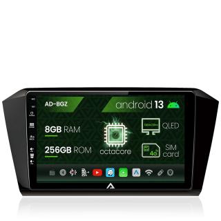 Navigatie Volkswagen Passat B8, Android 13, Z-Octacore   8GB RAM + 256GB ROM, 10.1 INCH - AD-BGZ10008+AD-BGRKIT037