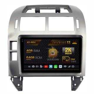 Navigatie Volkswagen Polo (2004-2011), Android 13, V-Octacore   4GB RAM + 64GB ROM, 9.5 Inch - AD-BGV9004+AD-BGRKIT033OLD