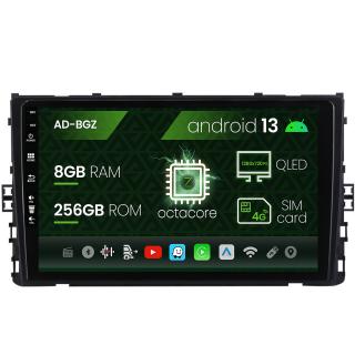 Navigatie Volkswagen Polo (2018+), Android 13, Z-Octacore   8GB RAM + 256GB ROM, 9 Inch - AD-BGZ9008+AD-BGRKIT041