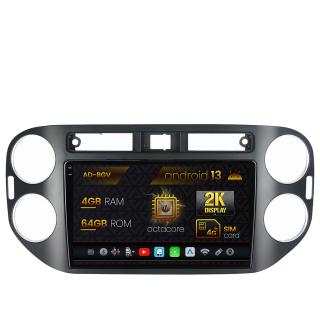 Navigatie Volkswagen Tiguan (2006-2016), Android 13, V-Octacore   4GB RAM + 64GB ROM, 9.5 Inch - AD-BGV9004+AD-BGRKIT035B