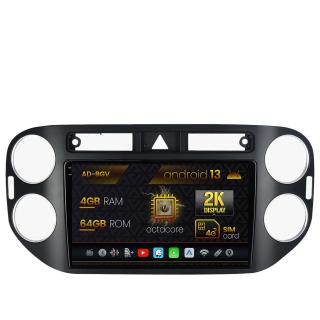 Navigatie Volkswagen Tiguan (2008-2010), Android 13, V-Octacore   4GB RAM + 64GB ROM, 9.5 Inch - AD-BGV9004+AD-BGRKIT035