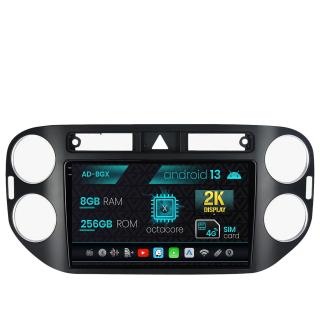 Navigatie Volkswagen Tiguan (2008-2010), Android 13, X-Octacore   8GB RAM + 256GB ROM, 9.5 Inch - AD-BGX9008+AD-BGRKIT035