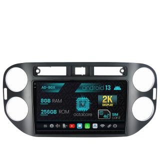 Navigatie Volkswagen Tiguan (2010-2016), Android 13, X-Octacore   8GB RAM + 256GB ROM, 9.5 Inch - AD-BGX9008+AD-BGRKIT035B