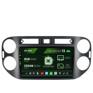 Navigatie Volkswagen Tiguan (2010-2016), Android 13, Z-Octacore   8GB RAM + 256GB ROM, 9 Inch - AD-BGZ9008+AD-BGRKIT035B
