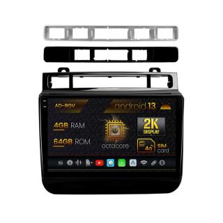 Navigatie Volkswagen Touareg (2010-2018), Android 13, V-Octacore   4GB RAM + 64GB ROM, 9.5 Inch - AD-BGV9004+AD-BGRKIT051