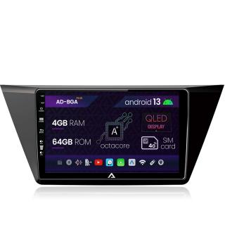 Navigatie Volkswagen Touran (2016+), Android 13, A-Octacore   4GB RAM + 64GB ROM, 10.1 Inch - AD-BGA10004+AD-BGRKIT032