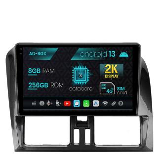 Navigatie Volvo XC60 (2008-2013), Android 13, X-Octacore   8GB RAM + 256GB ROM, 9.5 Inch - AD-BGX9008+AD-BGRKIT400V2