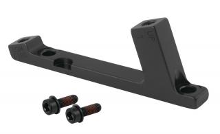 Adaptor etrier frana pe disc fata bicicleta, postmount Force 180 mm negru