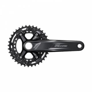 Angrenaj Pedalier Shimano Deore M4100-2 - Brat 170 Mm, 26 36 T, Negru