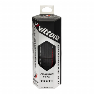 Anvelopa VITTORIA Rubino Pro 700 X 25C 25-622 Tubeless TLR Nylon 150TPI Negru  305g