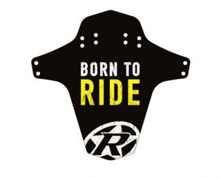 Aparatoare Reverse Born to Ride negru alb galben