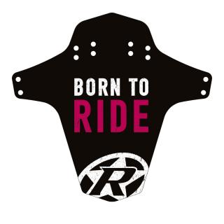 Aparatoare Reverse Born to Ride negru alb roz
