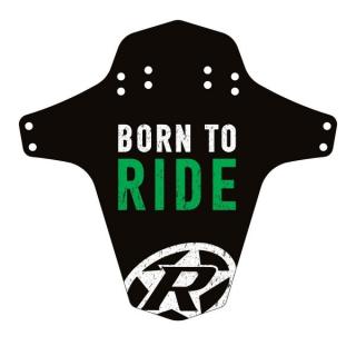 Aparatoare Reverse Born to Ride negru alb verde