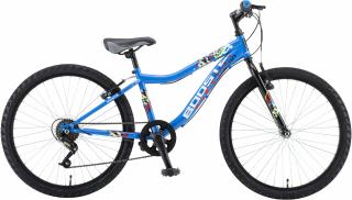 Bicicleta Copii Booster 2023 Plasma - 24 Inch, Albastru